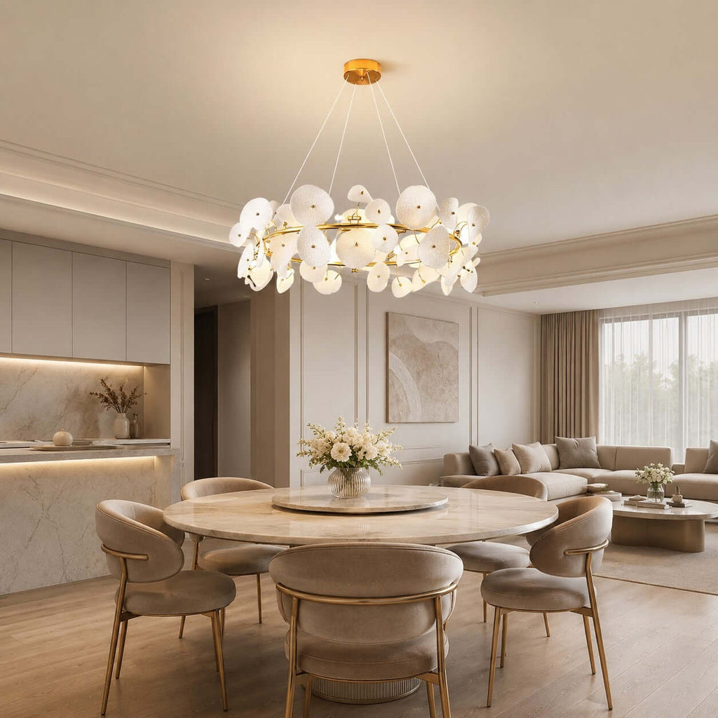 Lotus Leaf Chandelier