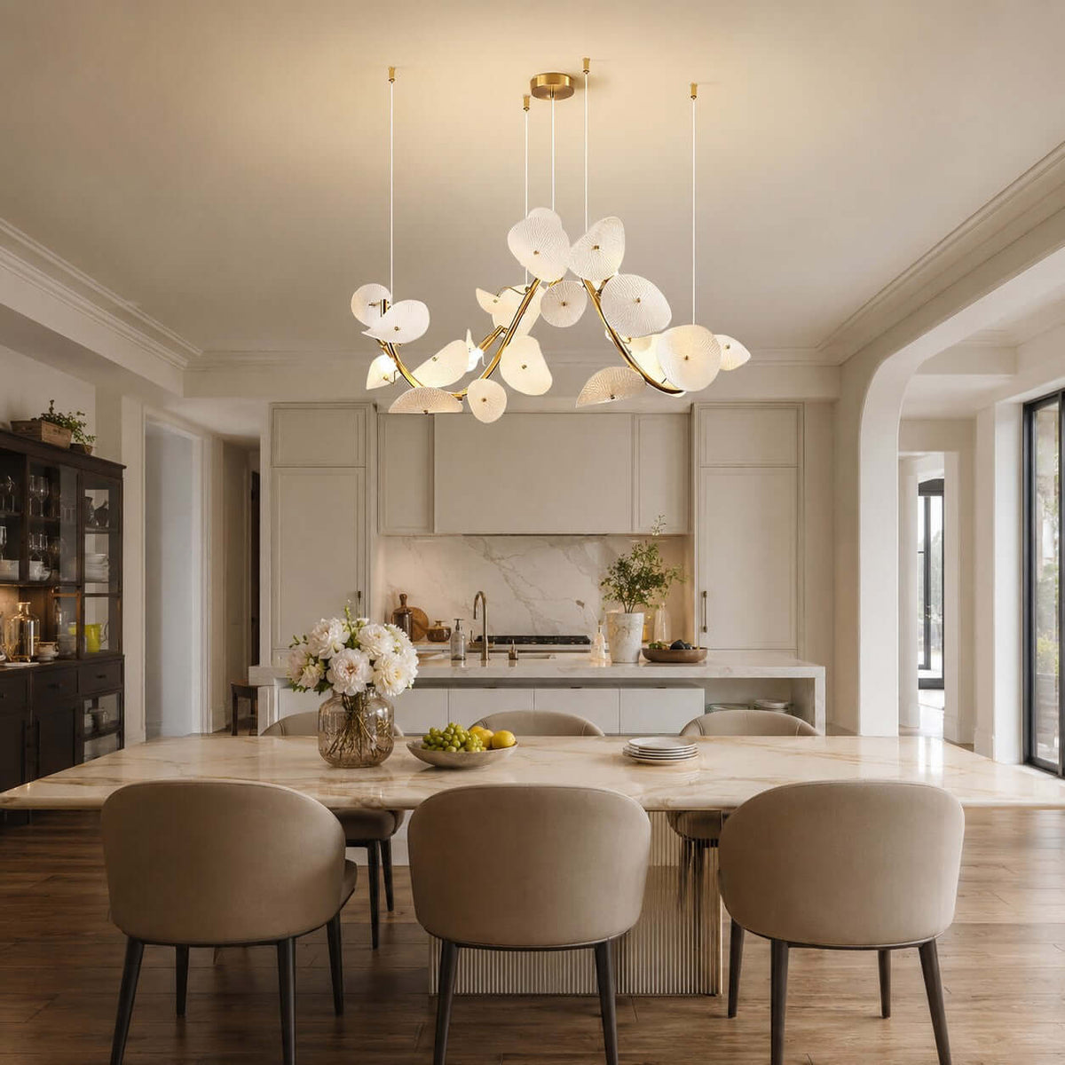 Lotus Leaf Chandelier