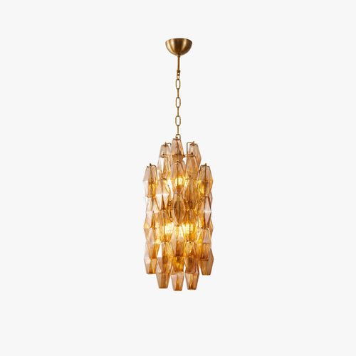 Vellune Art Deco Brass Dining Room Chandelier - Orvella
