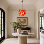 Vellune Art Deco Glass Living Room Chandelier - Rosvian