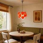 Vellune Art Deco Glass Living Room Chandelier - Rosvian