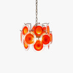 Vellune Art Deco Glass Living Room Chandelier - Rosvian