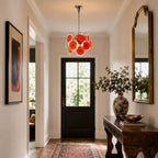 Vellune Art Deco Glass Living Room Chandelier - Rosvian