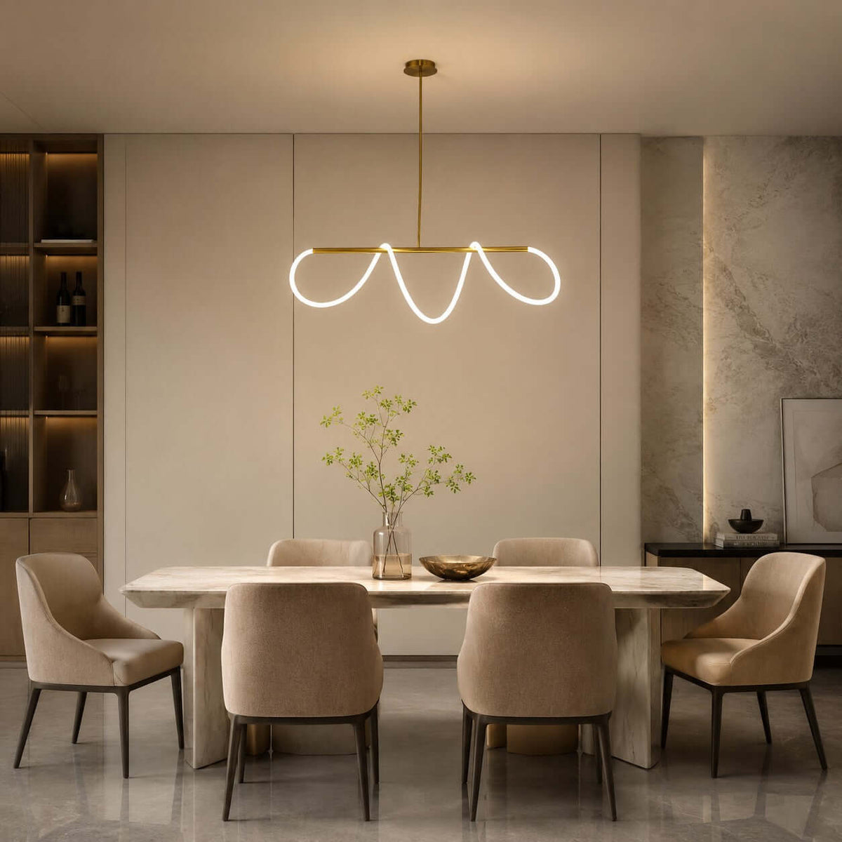 Valdis Linear Chandelier