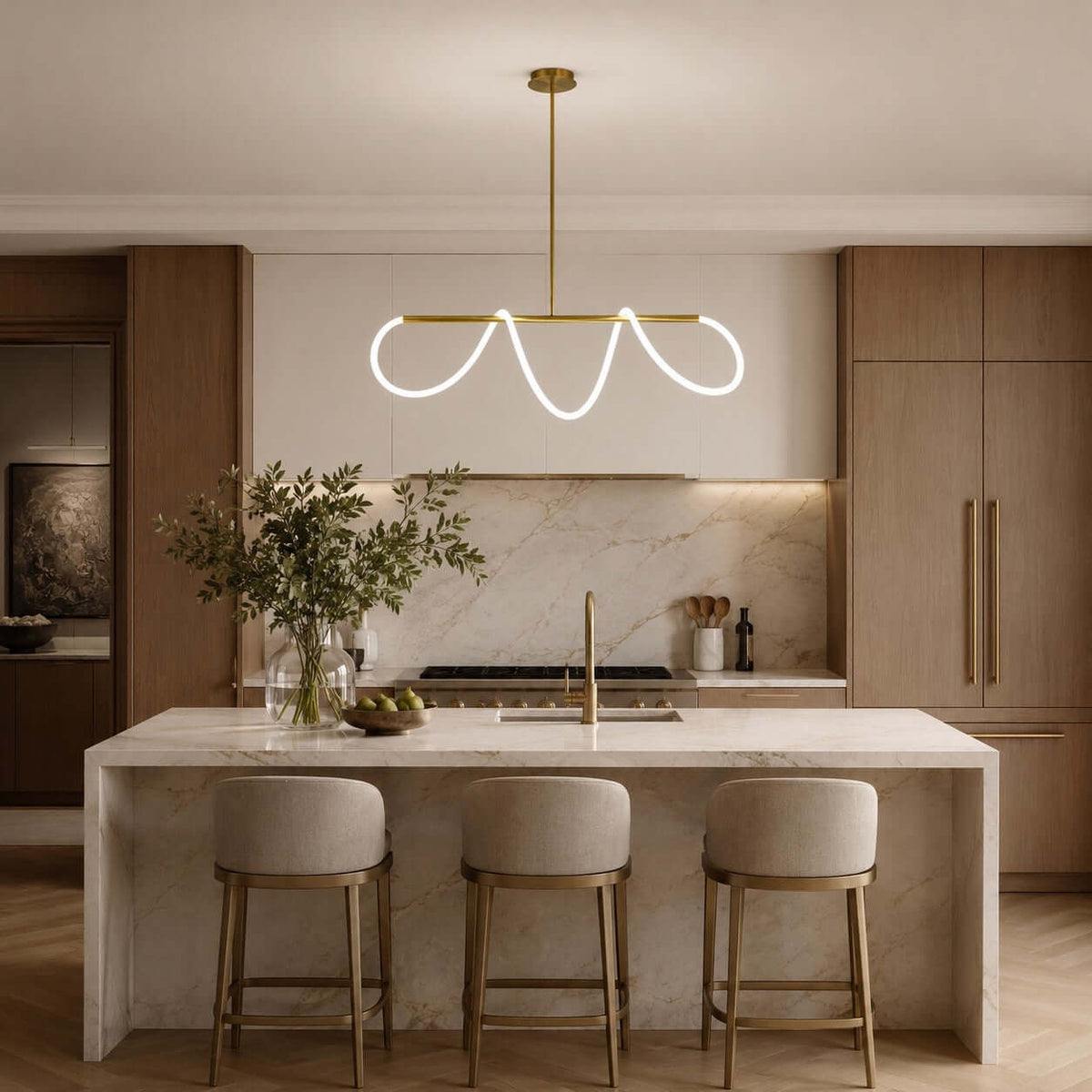 Valdis Linear Chandelier