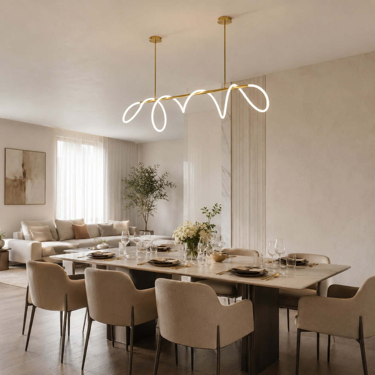 Valdis Linear Chandelier