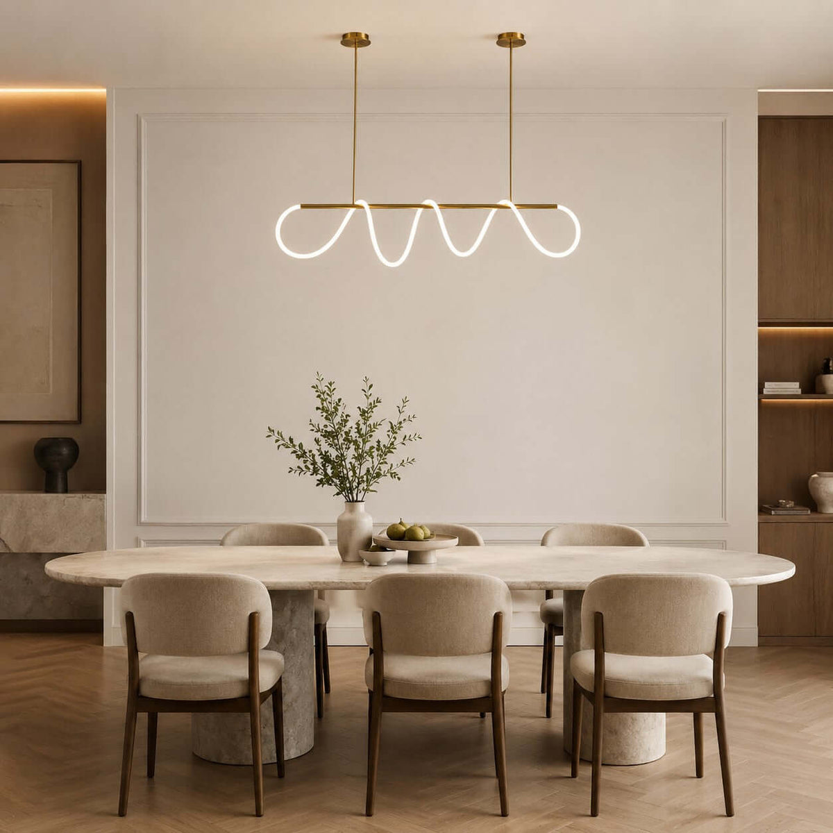 Valdis Linear Chandelier