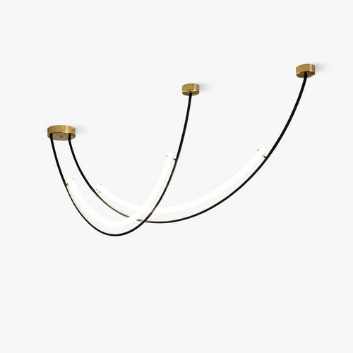 Vellune Art Deco Acrylic Linear Chandelier - Veylen
