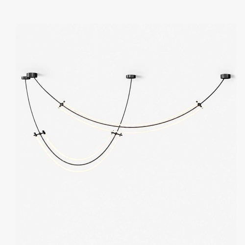 Vellune Art Deco Acrylic Linear Chandelier - Vionna
