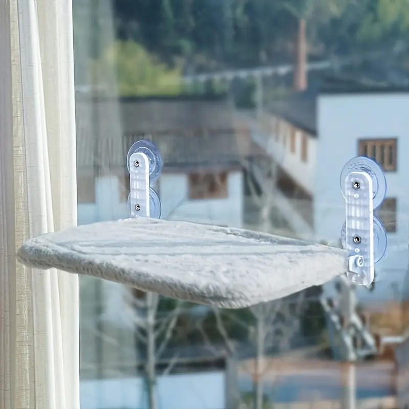 Cat Window Hammock - Window Mounted Cat Bed Perch