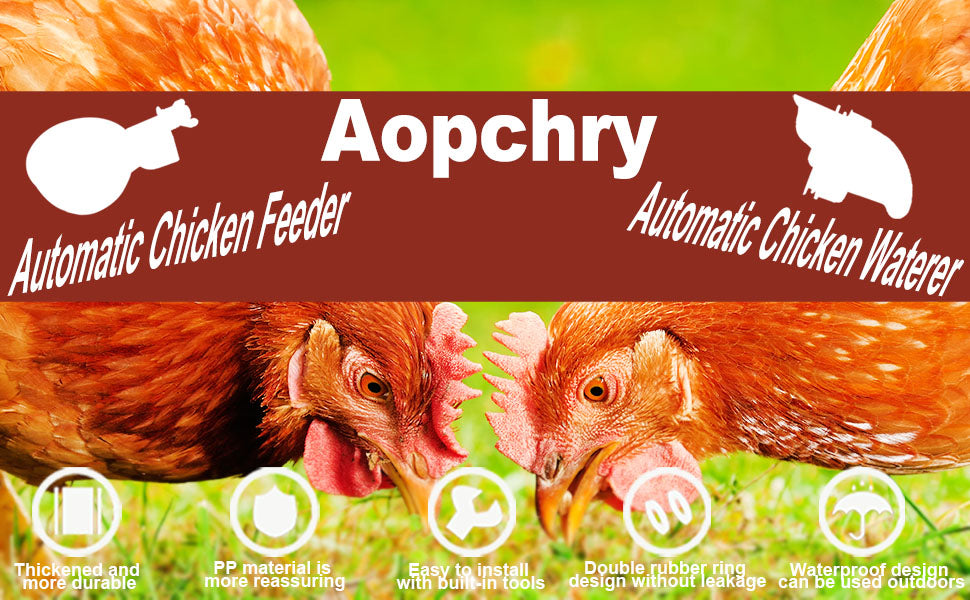 Chicken Waterer Cups 10 Pack - Poultry Drinker for Coop