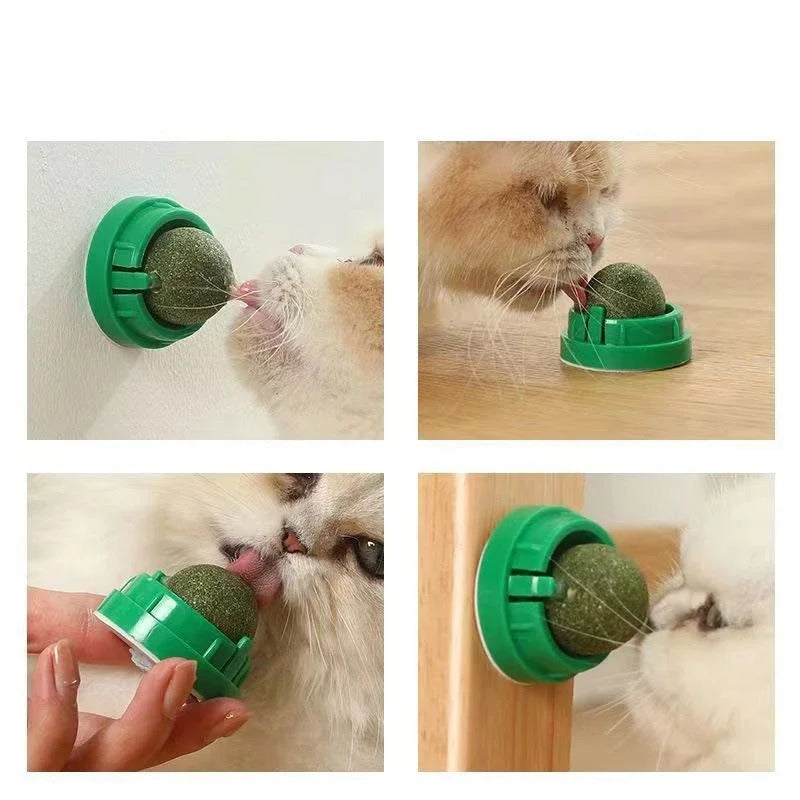 Catnip Balls 4 Pack - Cat Toy Balls for Indoor Cats