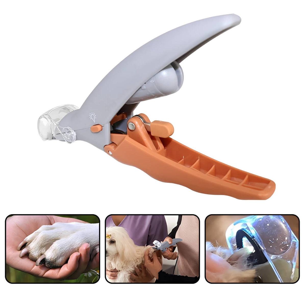 Pet Nail Clipper with LED Light - Dog & Cat Nail Trimmer