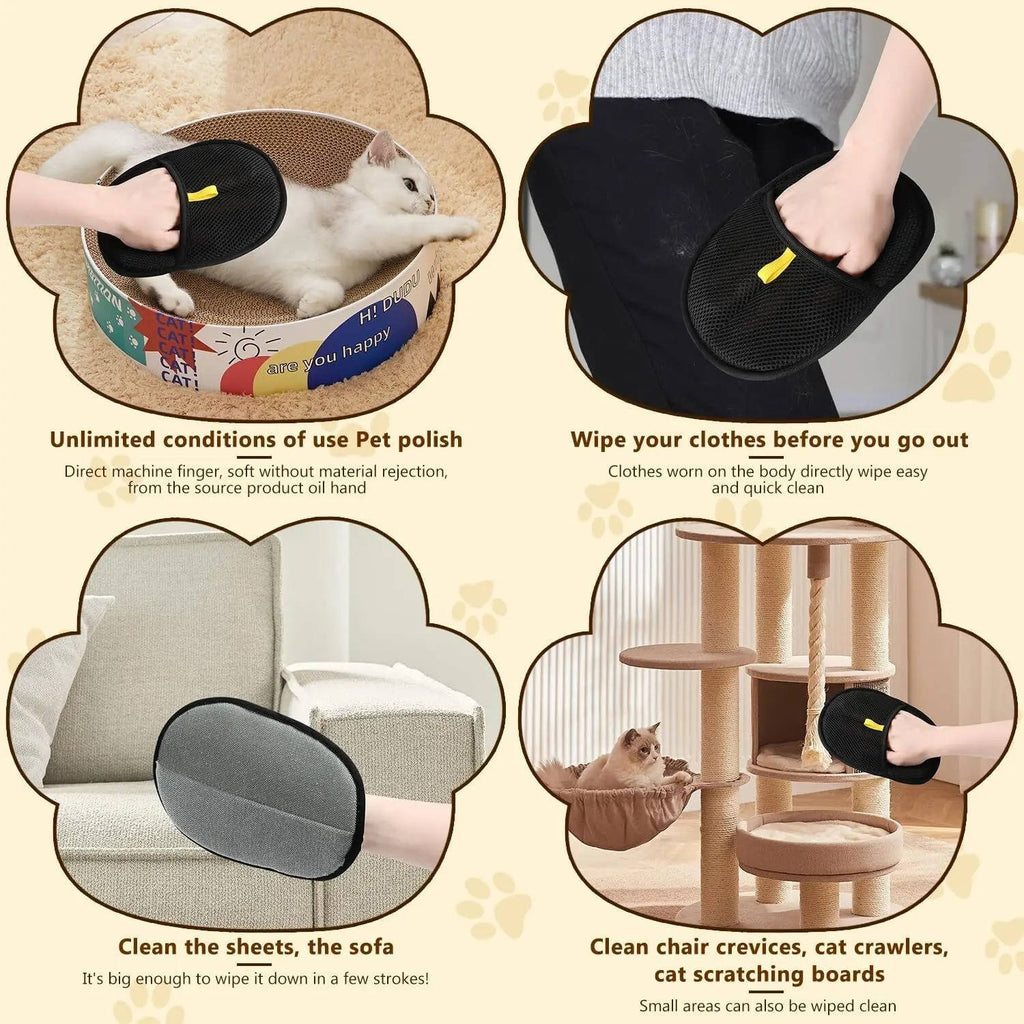Pet Hair Remover 2 Pack - Fur Remover for Couch & Clothes