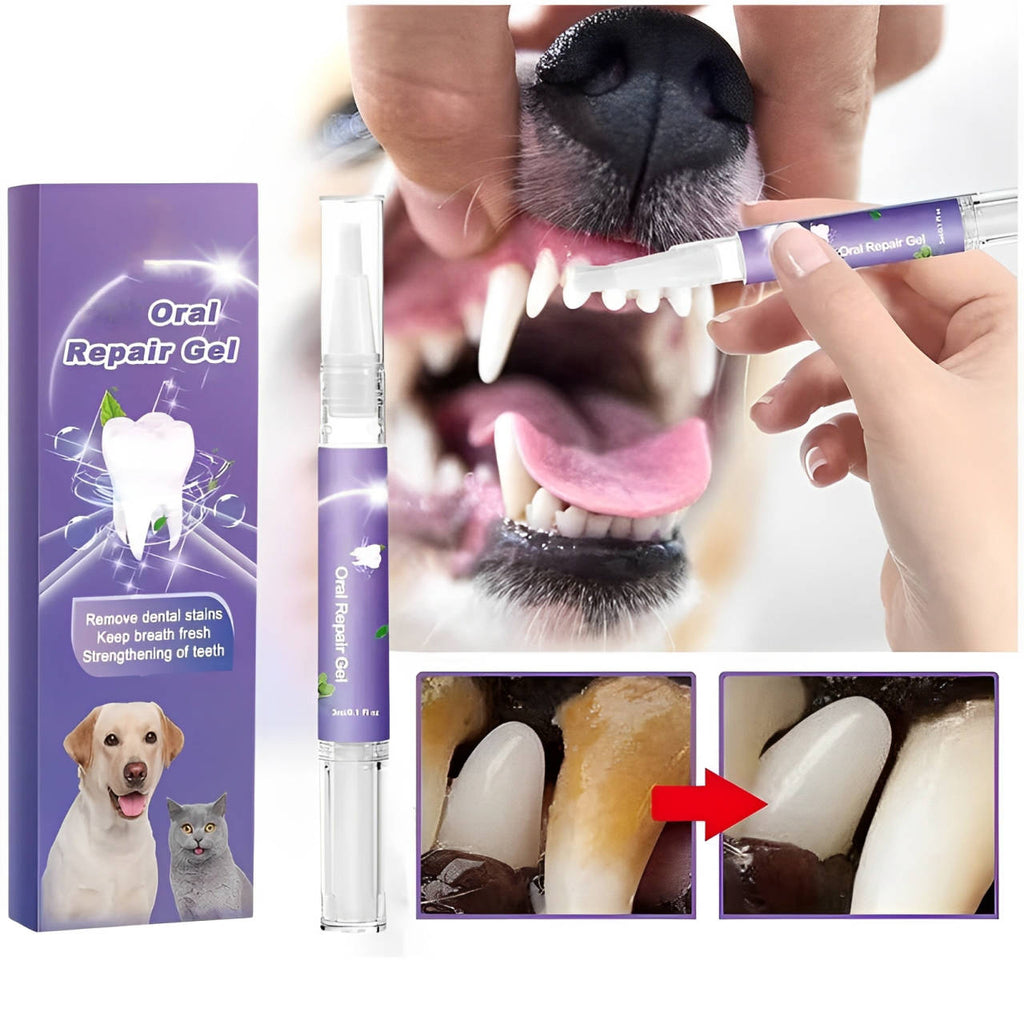 Dog Oral Gel 3 Pack - Dog Teeth and Gum Care Dental Gel