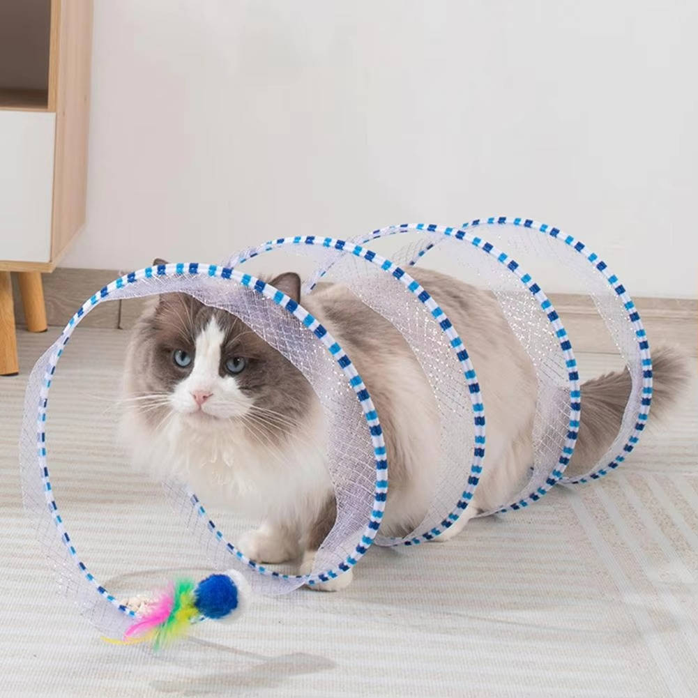 Interactive Cat Hunting Toys - Indoor Cat Teaser Play Set
