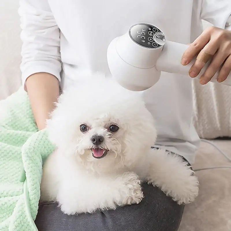 Dog Hair Dryer Brush - 2 in 1 Smart Pet Grooming Dryer