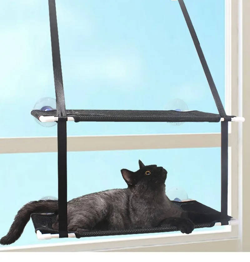 Cat Window Perch - Double Layer Cat Hammock for Window