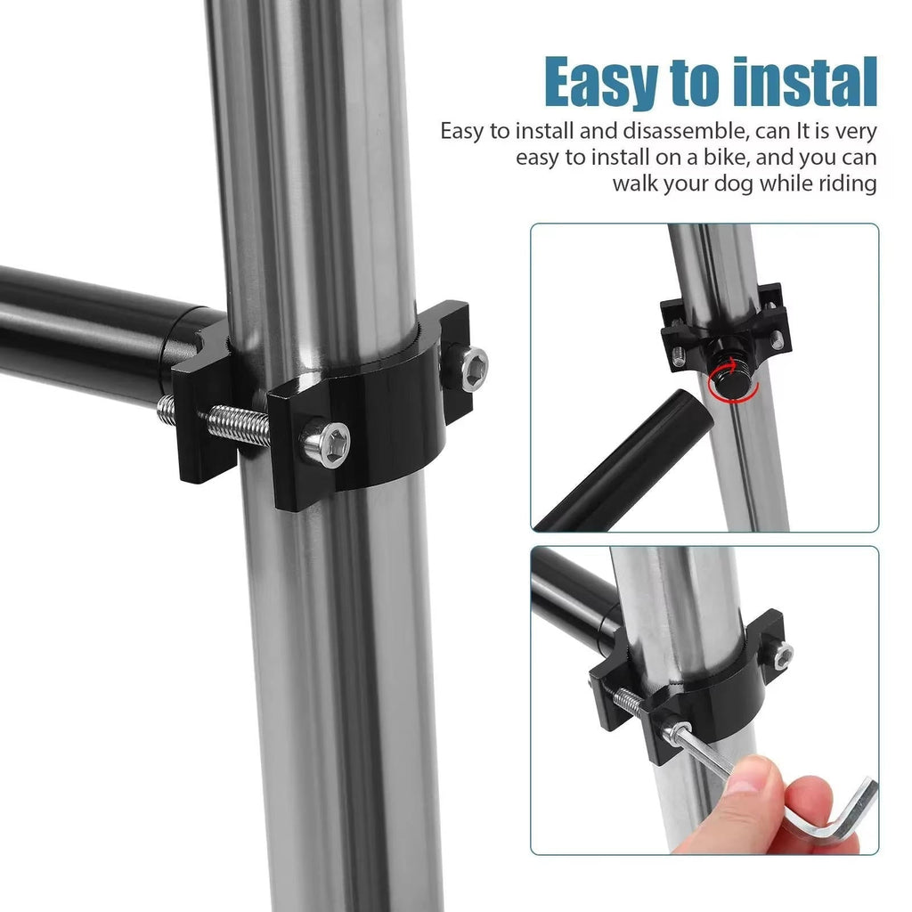 Dog Bike Leash - Hands Free Bicycle Dog Tow Attachment