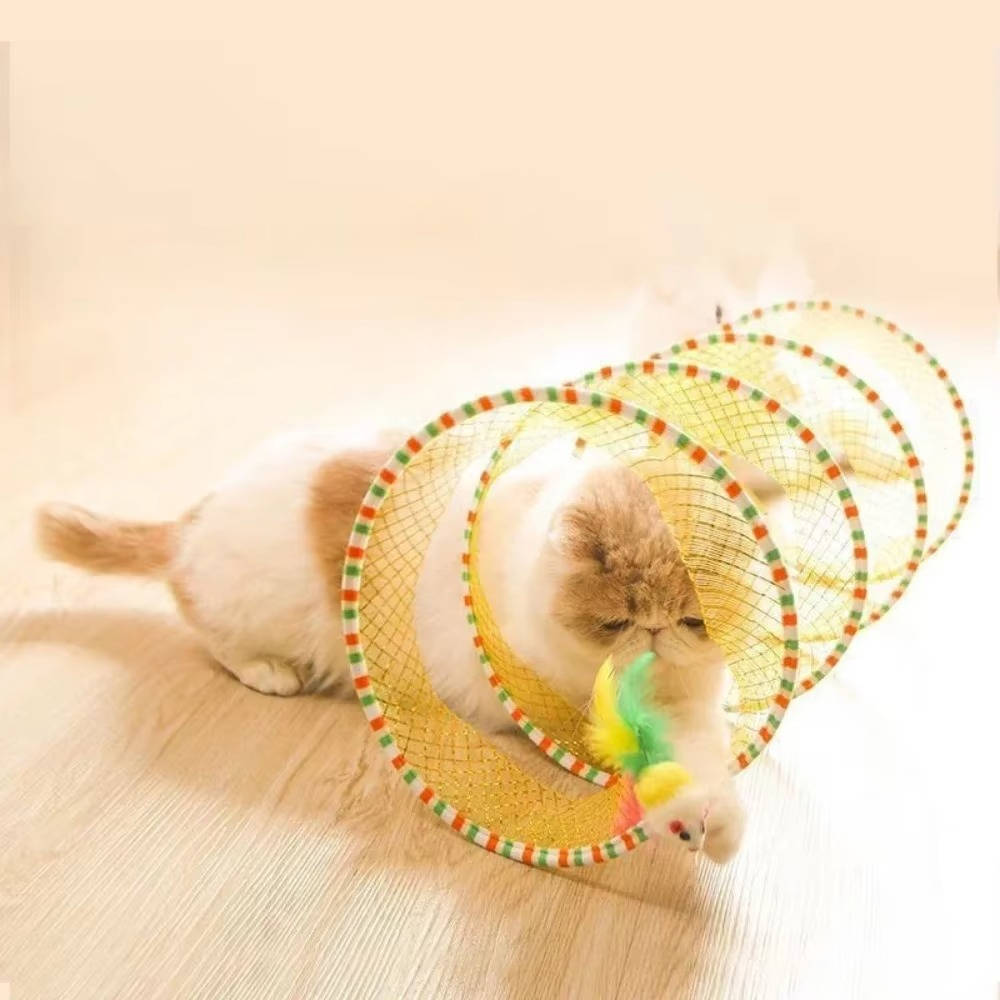 Interactive Cat Hunting Toys - Indoor Cat Teaser Play Set
