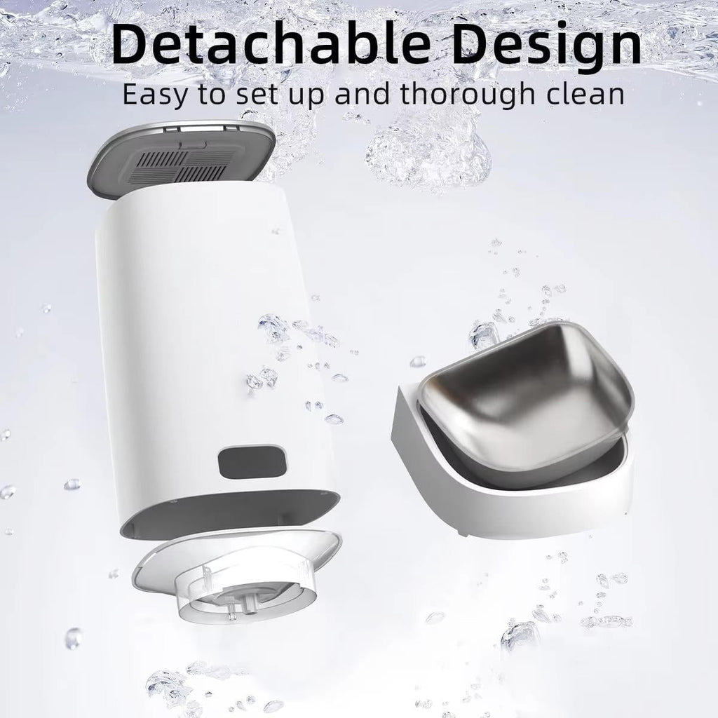 Automatic Cat Feeder - Timed Pet Food Dispenser for Cats
