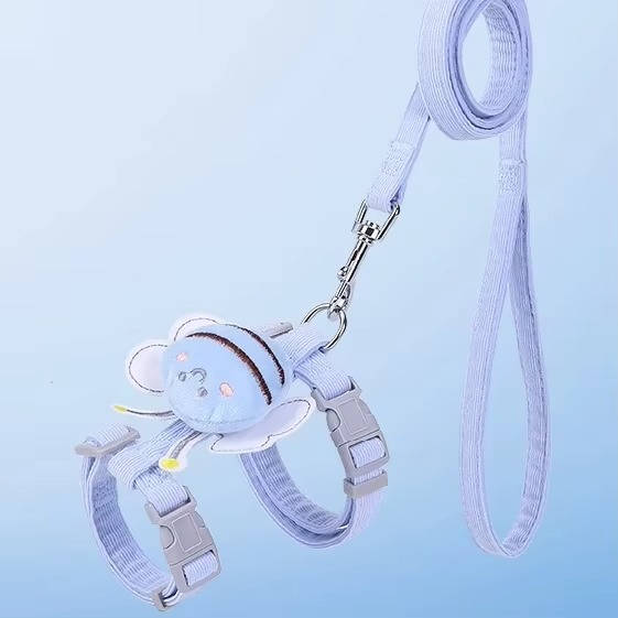 Cat Harness and Collar Set - Adjustable Cat Walking Harness