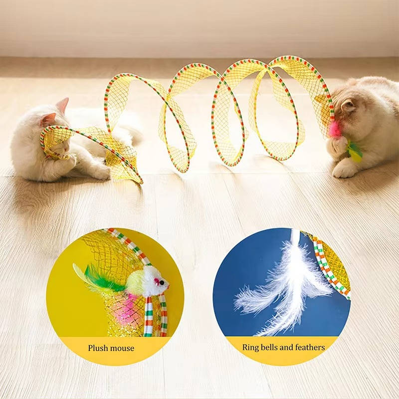 Interactive Cat Hunting Toys - Indoor Cat Teaser Play Set