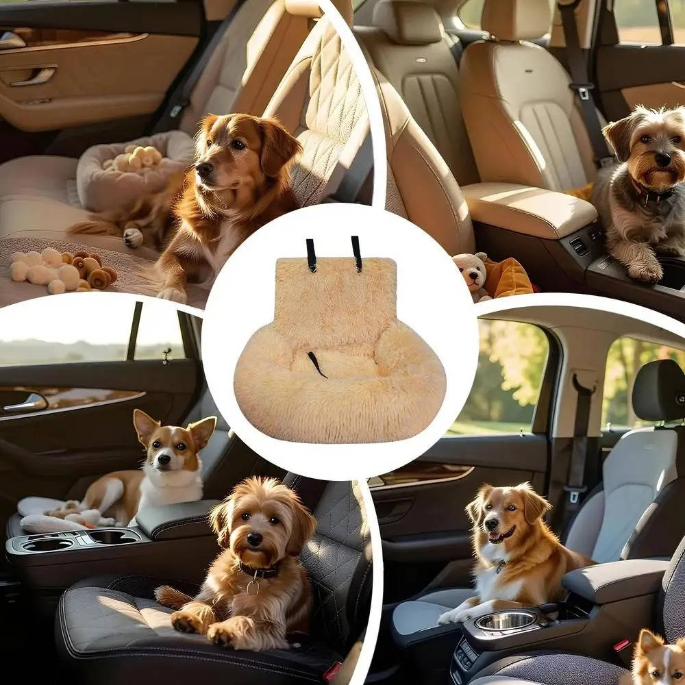 Dog Car Seat Cover Bed - Protective Back Seat Pet Bed