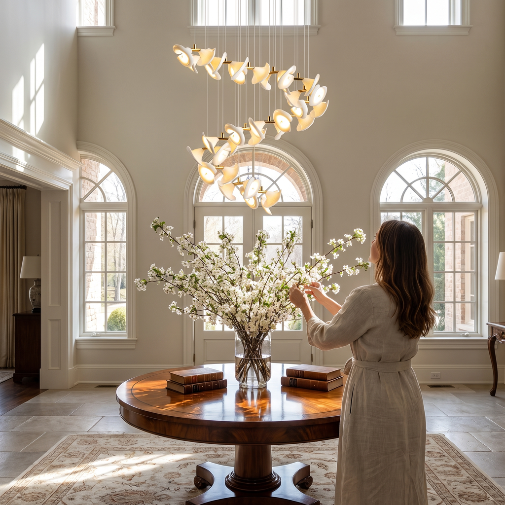 Ellery Stairs Chandelier