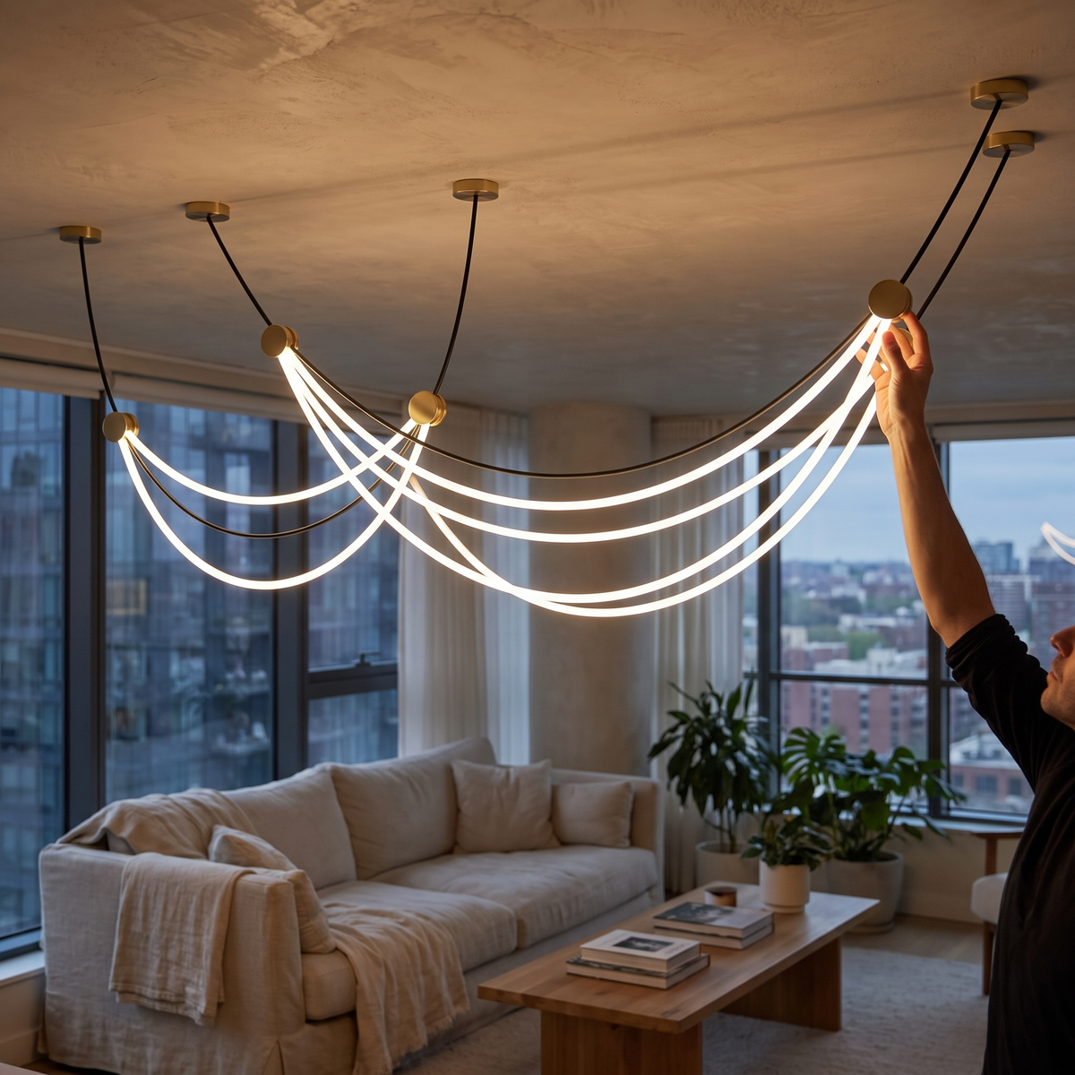 Auris Linear Chandelier