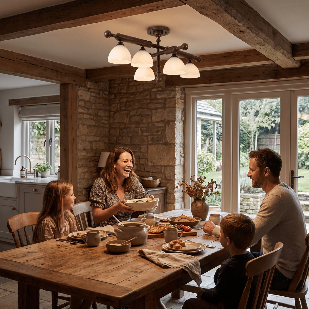 Brenlo Semi Flush Mount Light