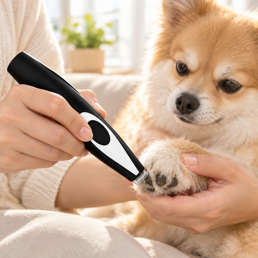 Precision Pet Grooming Trimmer in use on a dog