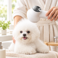 2 in 1 Smart Dog Hair Dryer in use