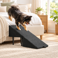 Convertible Dog Ramp and Step Stool with a dog