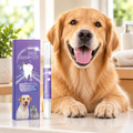 Dog Oral Repair Gel with a happy dog