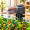 Automatic Fish Food Feeder on an aquarium
