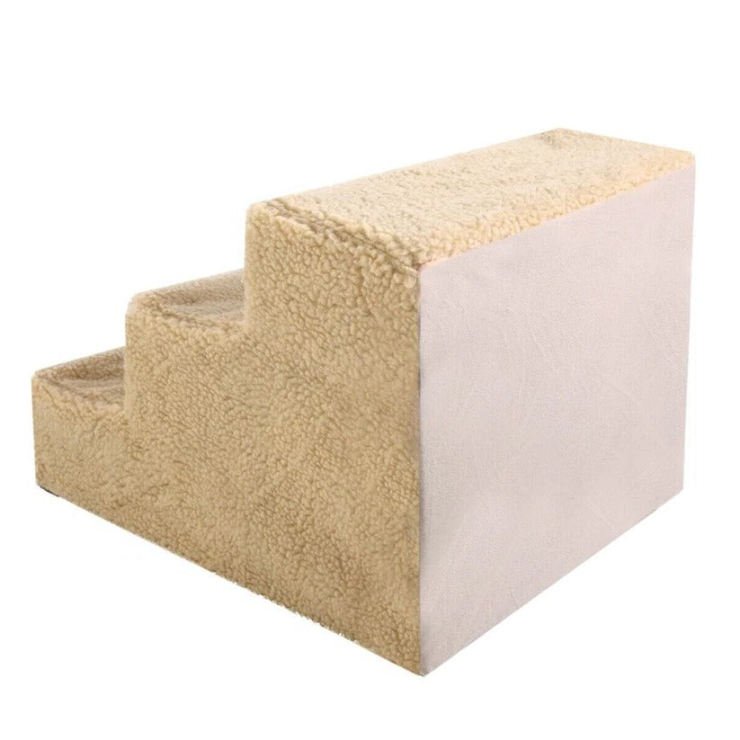 Dog Stairs for High Bed - 3 Step Portable Pet Steps