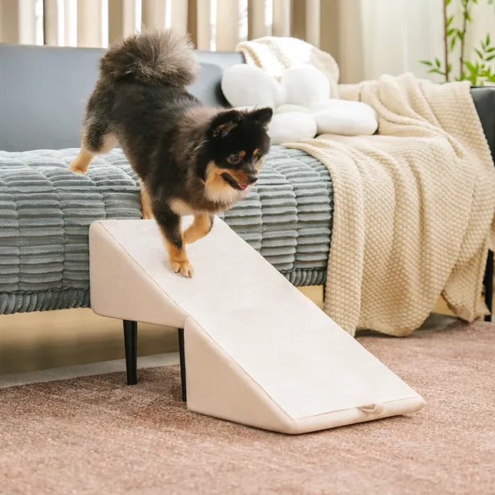 Dog Ramp for Bed - 2 in 1 Convertible Pet Stairs Step Stool