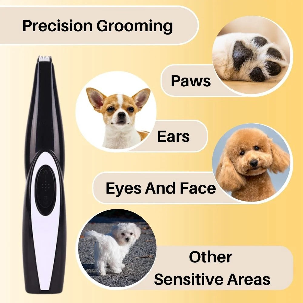 Precision Pet Hair Trimmer - Dog & Cat Grooming Clipper