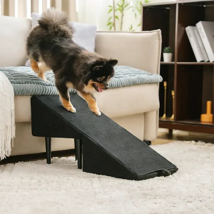 Dog Ramp for Bed - 2 in 1 Convertible Pet Stairs Step Stool