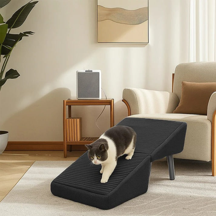 Dog Ramp for Bed - 2 in 1 Convertible Pet Stairs Step Stool