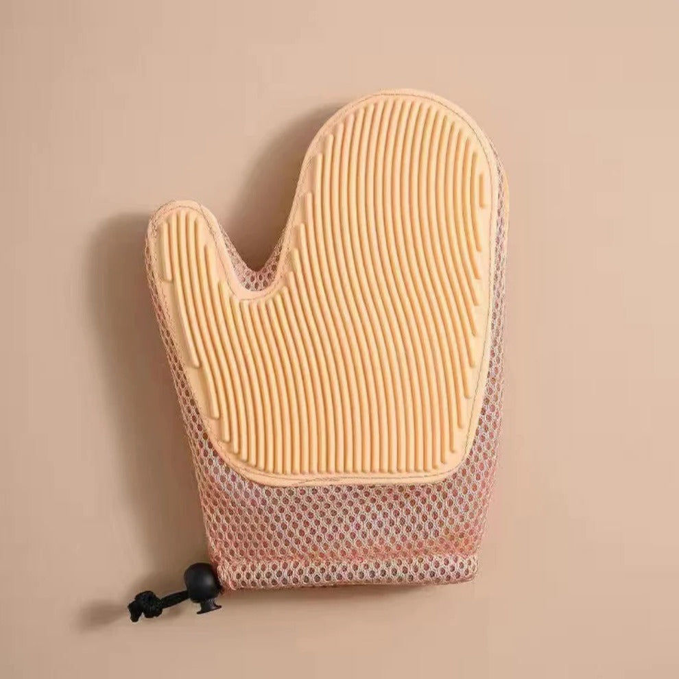 Cat Grooming Glove - 2 in 1 Pet Hair Deshedding Mitt