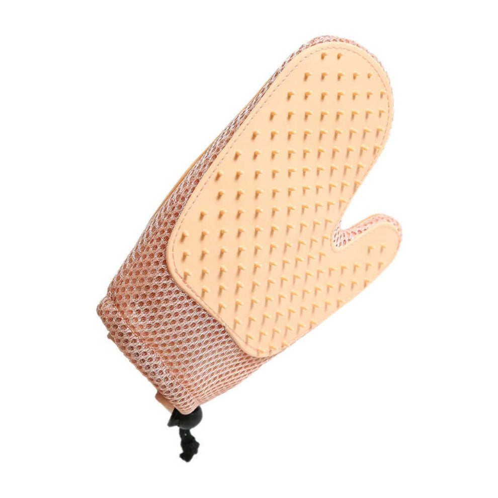 Cat Grooming Glove - 2 in 1 Pet Hair Deshedding Mitt