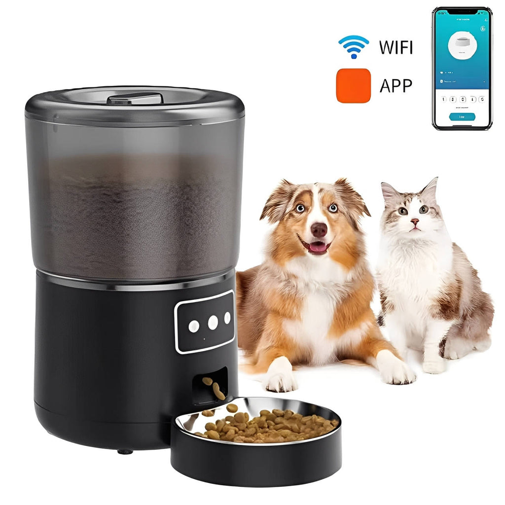 Smart Pet Feeder - Automatic Food Dispenser Cats & Dogs