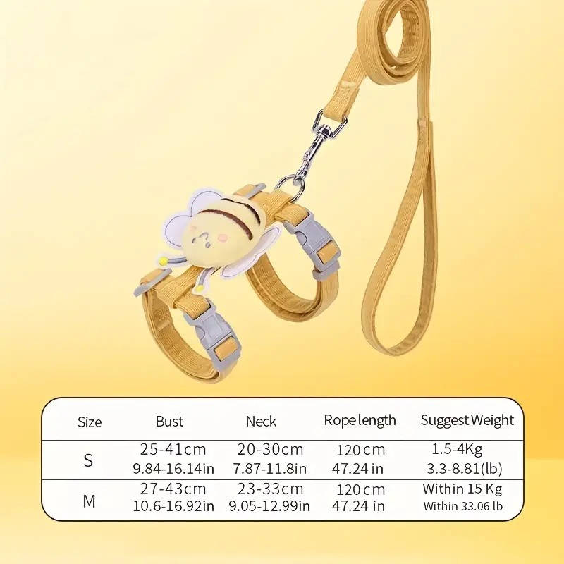 Cat Harness and Collar Set - Adjustable Cat Walking Harness