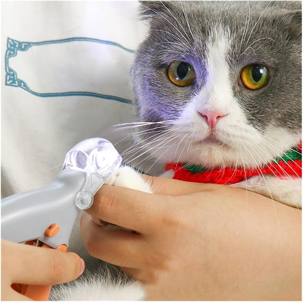 Pet Nail Clipper with LED Light - Dog & Cat Nail Trimmer