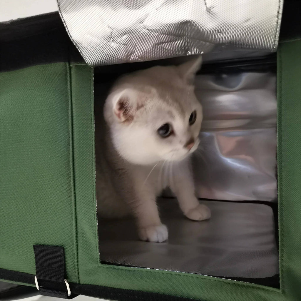Heated Cat House for Outdoor Cats - Winter Cat Shelter
