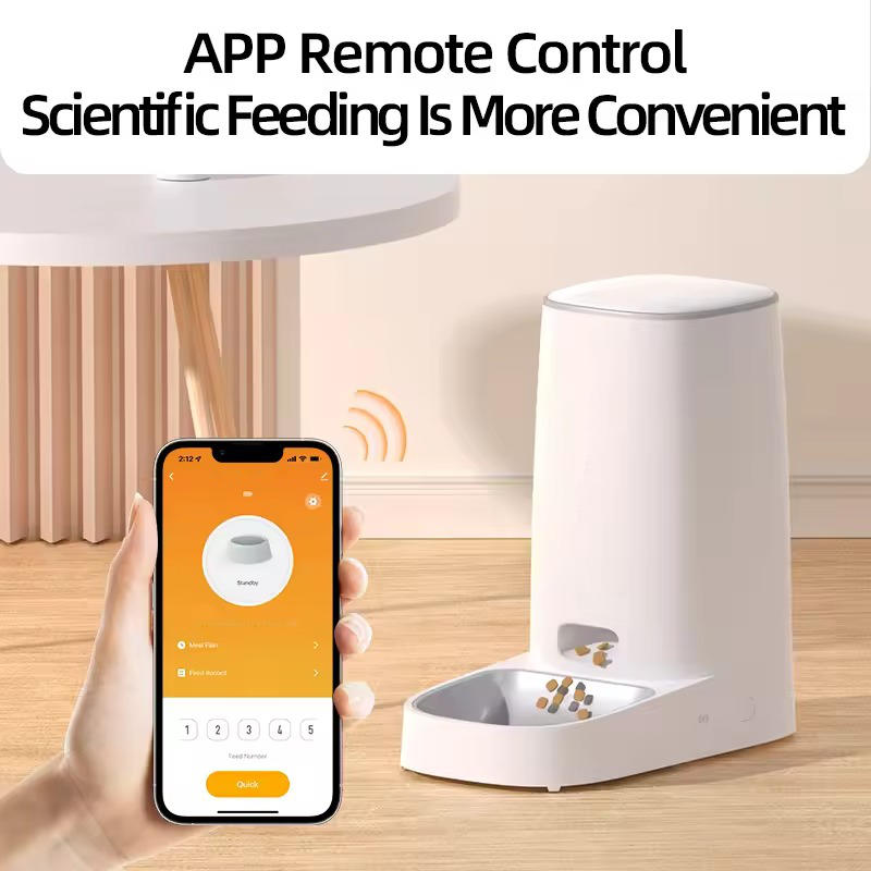 Automatic Cat Feeder - Timed Pet Food Dispenser for Cats