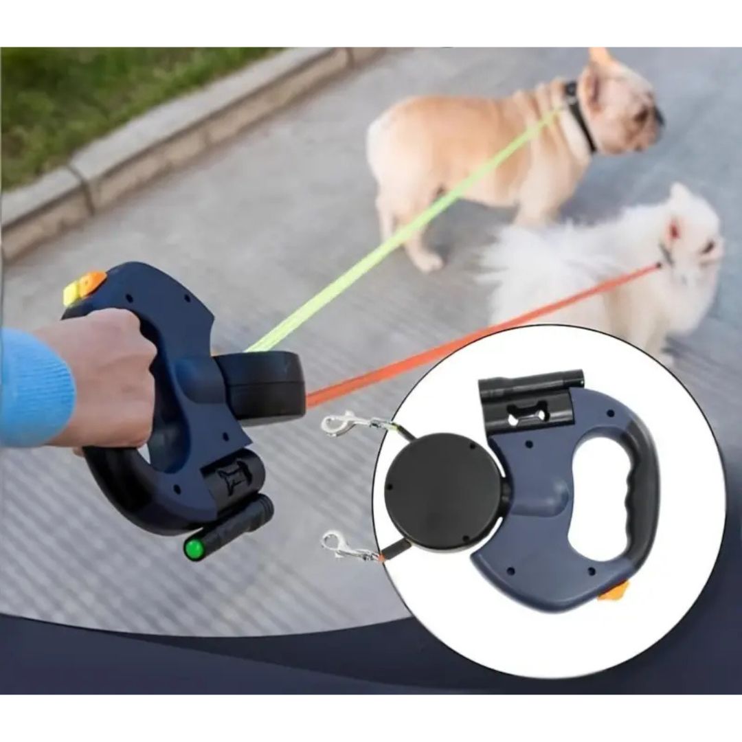 Double Dog Leash - Anti Tangle Leash for Two Dogs